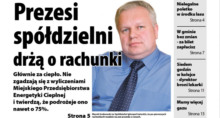 Obserwator Lokalny: Prezesi spółdzielni drżą o rachunki