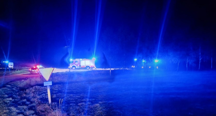 Uszkodzony gazociąg, droga powiatowa zamknięta do odwołania