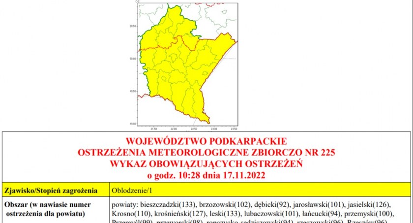 Na drogach może być ślisko