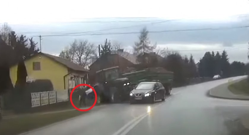 Kierująca seatem ukarana mandatem [WIDEO]