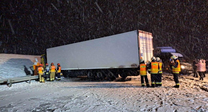 Autostrada w kierunku Tarnowa zablokowana