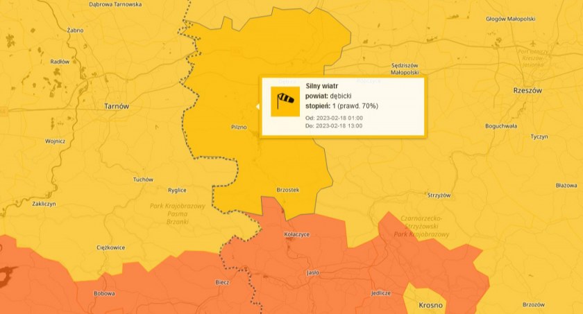 Uwaga! Mocno wiać zacznie już dziś w nocy