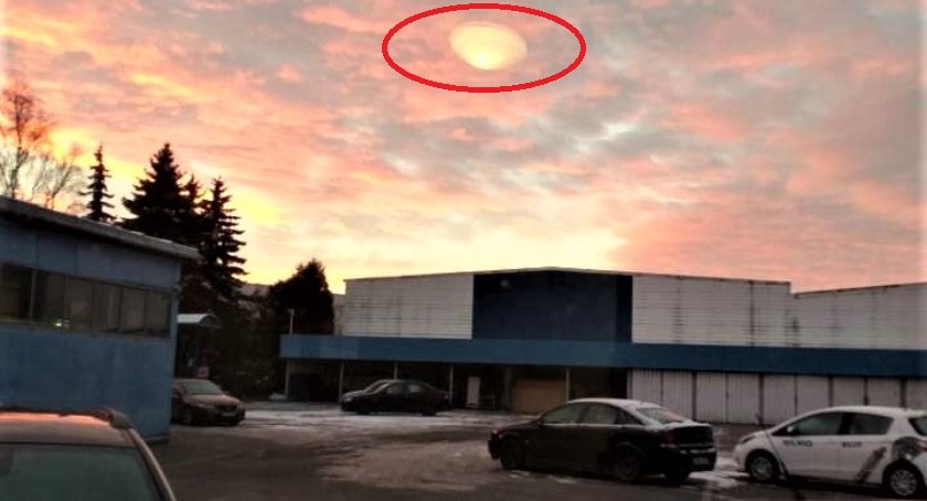 Dziwny obiekt? To nie był fotomontaż