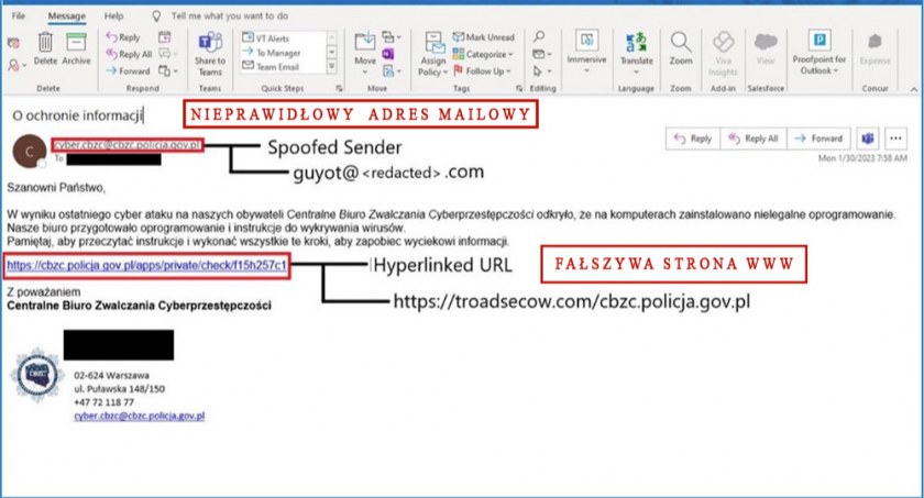 Centralne Biuro Zwalczania Cyberprzestępczości ostrzega