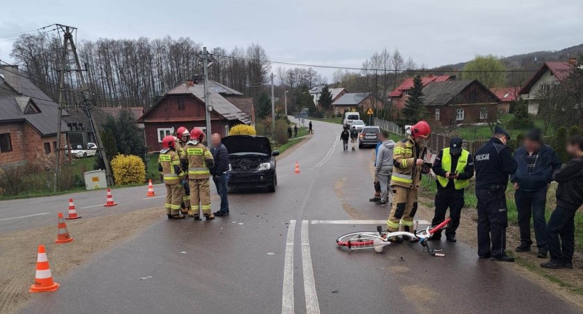 Kobieta z obrażeniami ciała trafiła do szpitala [ZDJĘCIA]