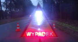 Uwaga kierowcy! Po wypadku droga zablokowana