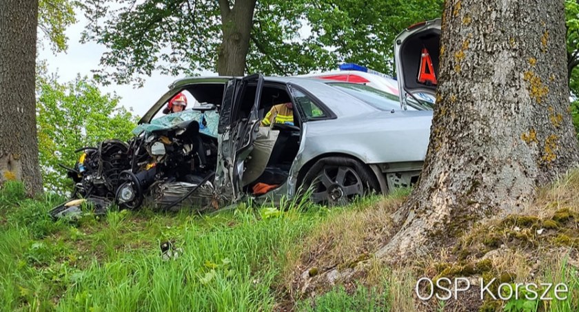 Śmiertelny wypadek pod Korszami