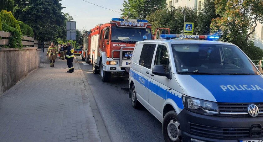 Wypadek motocyklisty w Mrągowie