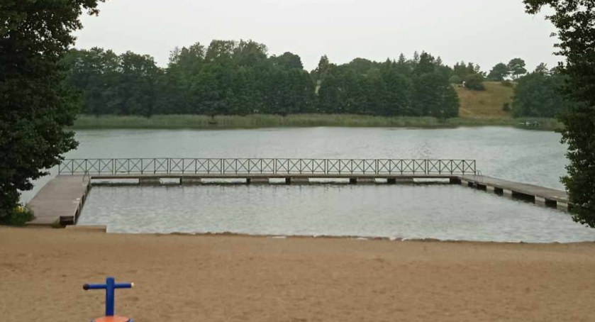 Plaża wiejska w Pieckach gotowa do użytkowania