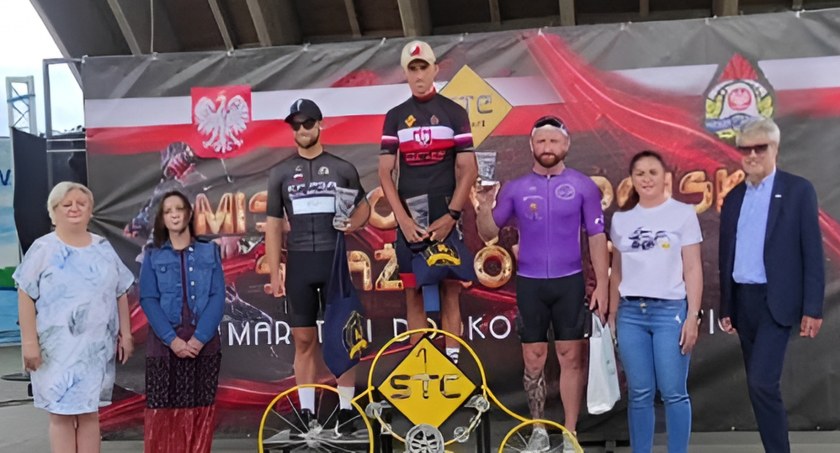 Strażak z Mrągowa wysoko w strażackich Mistrzostwach Polski w Maratonie MTB