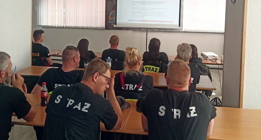 Trwają szkolenia dowódców OSP z powiatu mrągowskiego