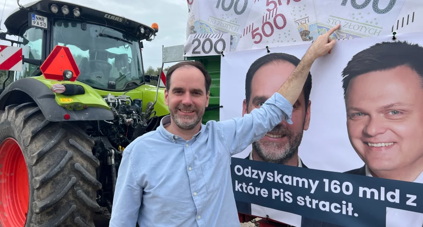 Kandydat Trzeciej Drogi na przyczepie wiózł 160 miliardów!