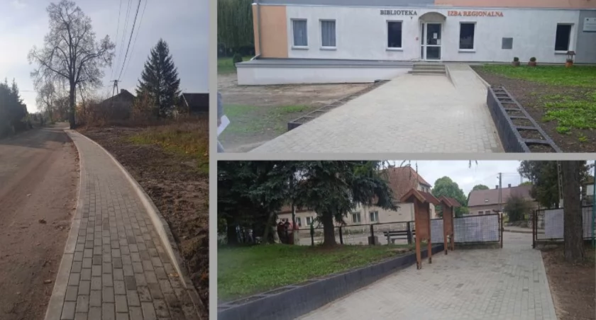 Modernizacja drogi i chodników w Pustnikach i Rybnie