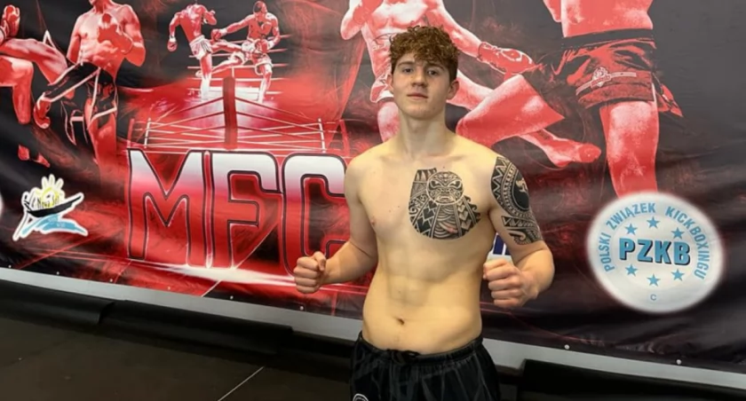Kickbokser UKS Fight Club Mrągowo przez pół roku walczył z kontuzją - teraz zapowiada powrót na ring
