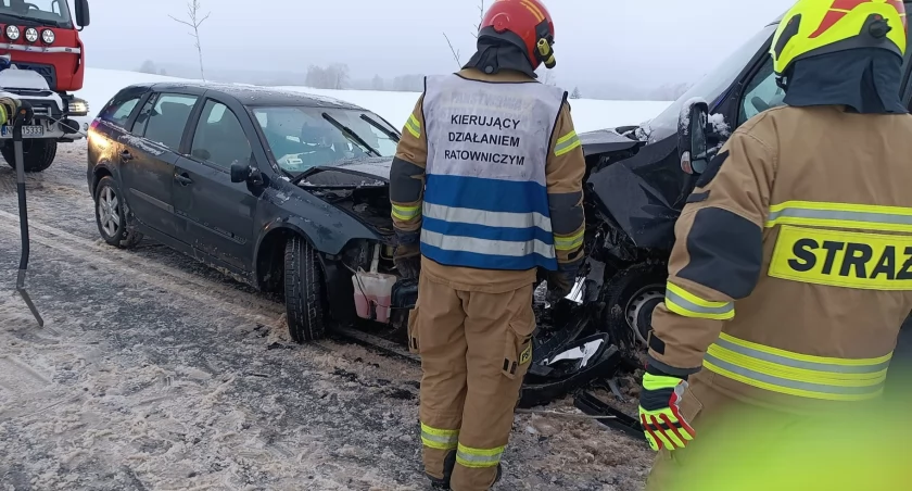 Niebezpiecznie na drogach powiatu mrągowskiego - kilka kolizji jednego dnia