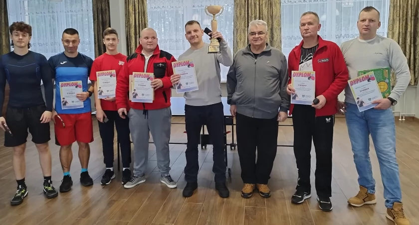 Noworoczny Turniej Tenisa Stołowego o Puchar Wójta Gminy Sorkwity rozstrzygnięty