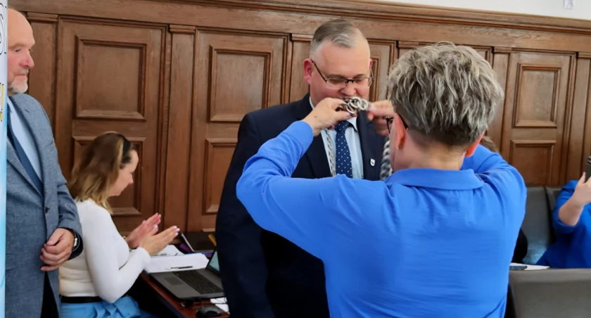 Zmiana warty w Powiecie Mrągowskim. Waldemar Cybul nowym starostą