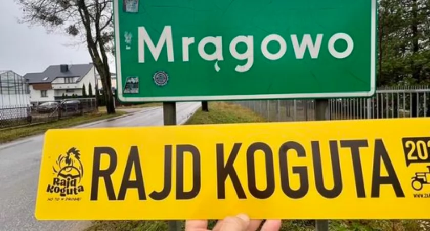 Mrągowianie na starcie charytatywnego Rajdu Koguta