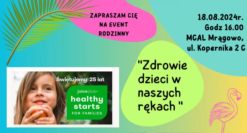 Event dotyczący zdrowia. Zdrowie dzieci w naszych rękach
