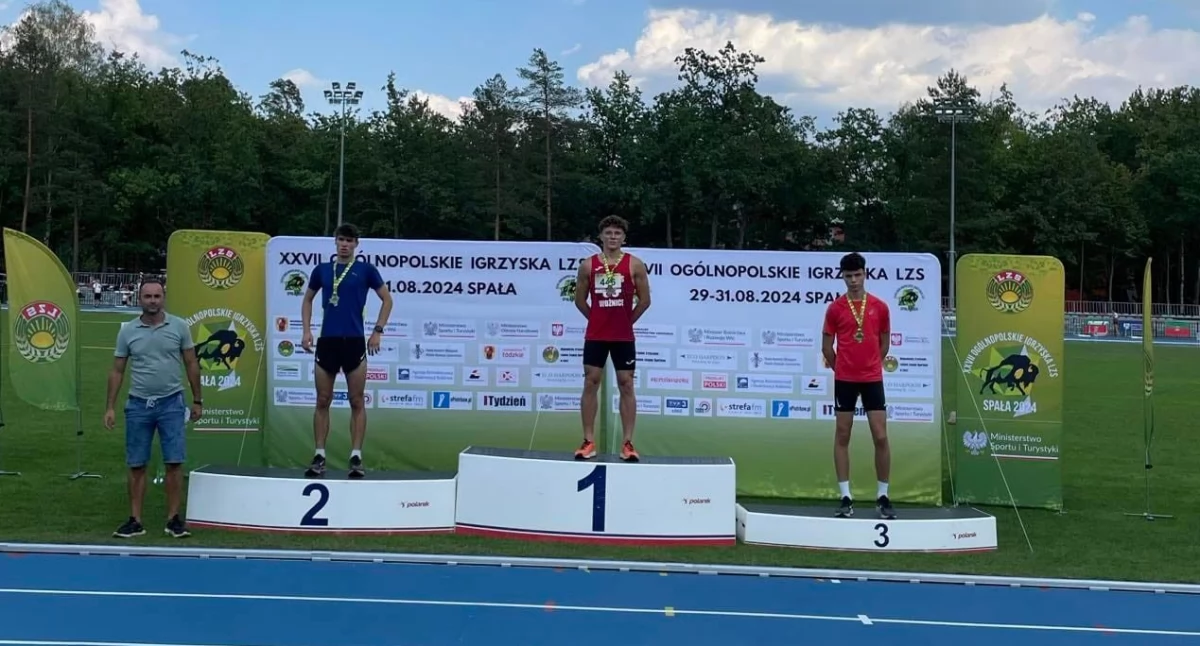 Adrian Malinowski najlepszy na 400 metrów podczas Ogólnopolskich Igrzysk LZS w Spale