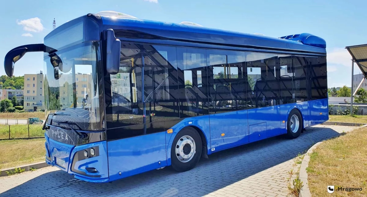 Testy miejskich autobusów elektrycznych na ulicach Mrągowa