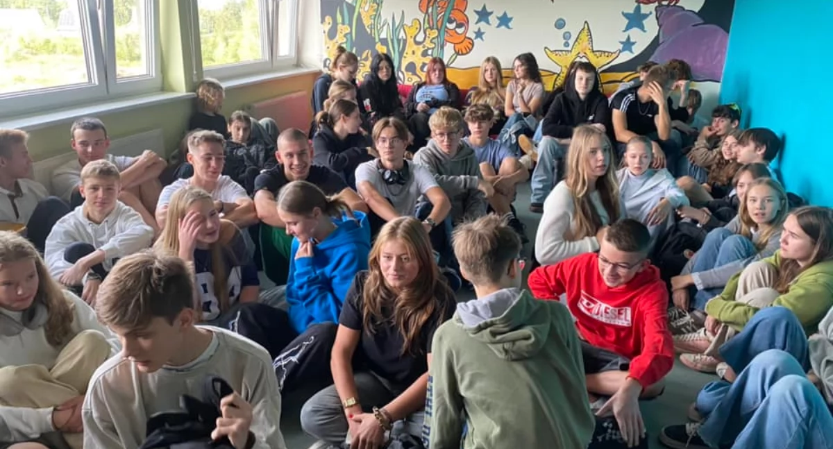 Uczniowie z Lądka-Zdroju z wizytą w Mikołajkach