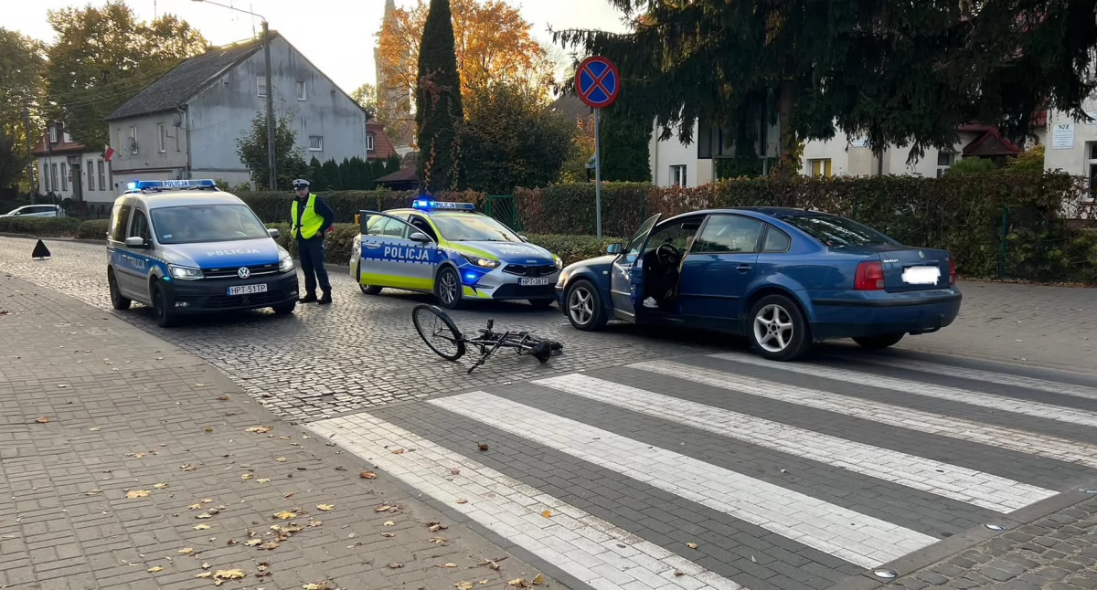 Potrącenie pieszego w Mikołajkach. Jest apel policji o ostrożność na drodze