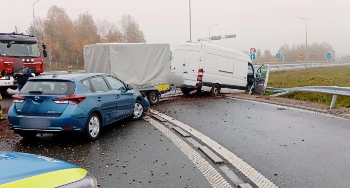 Kolejna kolizja na obwodnicy Mrągowa