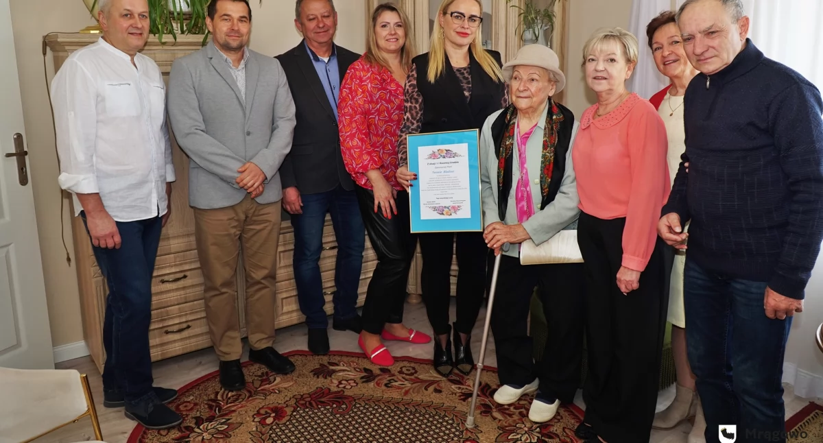 90 lat Teresy Bladosz, krawieckiej legendy Mrągowa