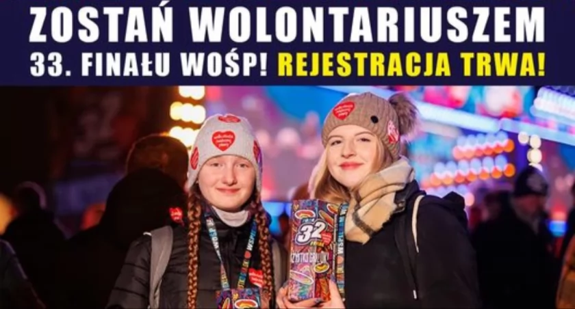 Mrągowo zaprasza na 33. Finał WOŚP – zostań wolontariuszem!