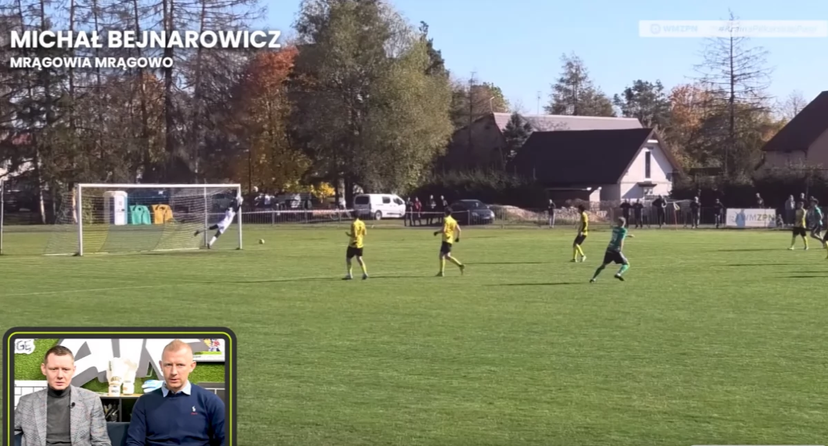 Michał Bejnarowicz z Mrągowii z tytułem bramkarskiej interwencji miesiąca!