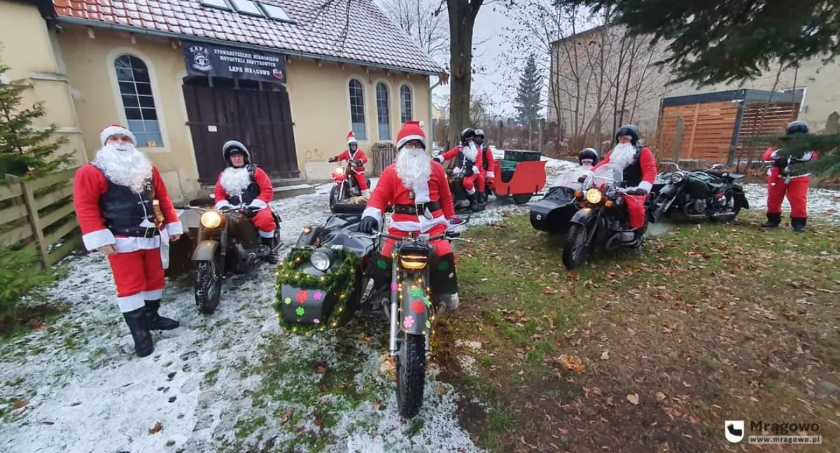 Mrągowskie Motomikołaje ponownie w akcji – magia świąt na dwóch kółkach