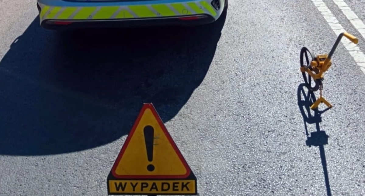 Potrącenie pieszego na oznakowanym przejściu w Mrągowie