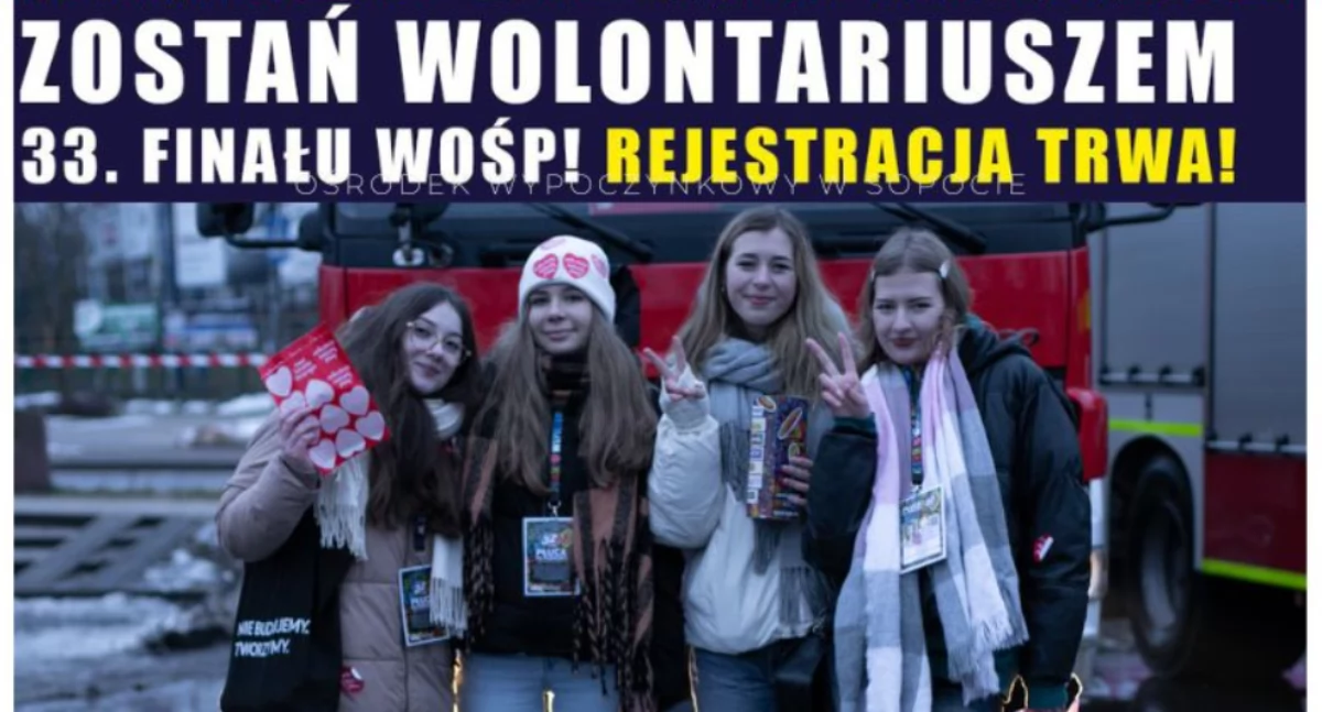 Rejestracja nadal trwa - zostań wolontariuszem