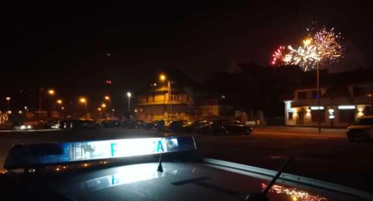 Noworoczny pożar tui w Mrągowie. Mandaty dla pięciu 19-latków