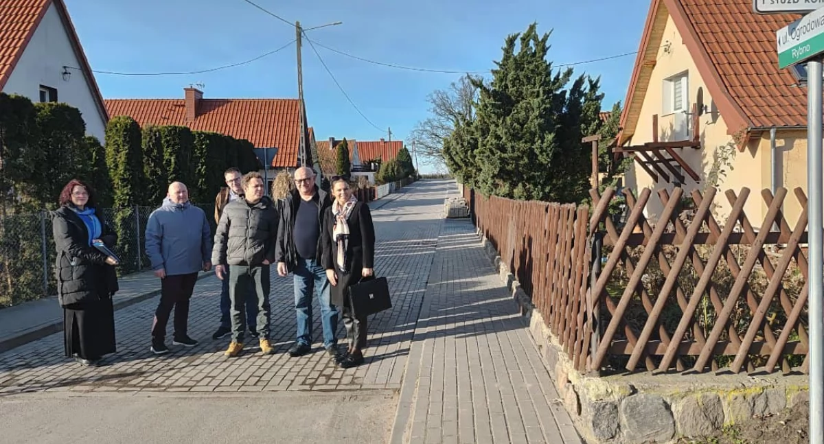 Modernizacja ulicy Ogrodowej w Rybnie zakończona