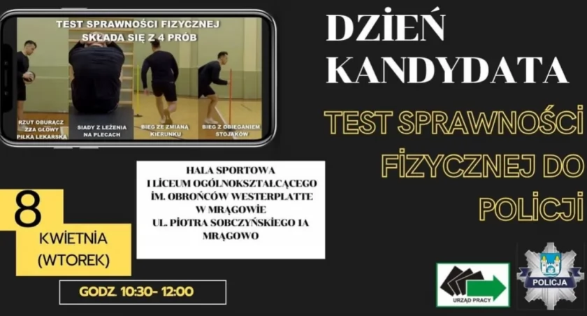 Policjanci z Mrągowa zapraszają w swoje szeregi – sprawdź swoje siły!