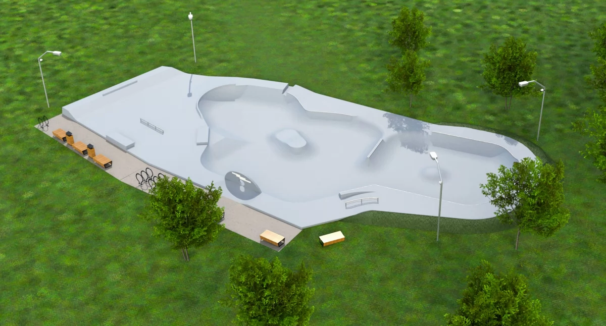 Nowoczesny skatepark w Mrągowie coraz bliżej!