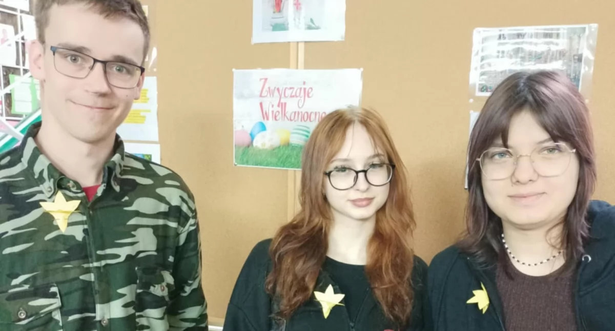 Akcja Żonkile 2025 w Zespole Szkół nr 2 w Mrągowie