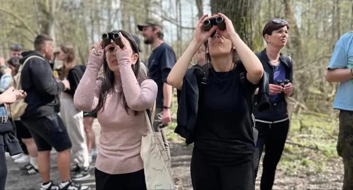 Młodzież poznała z bliska piękno mazurskiej przyrody