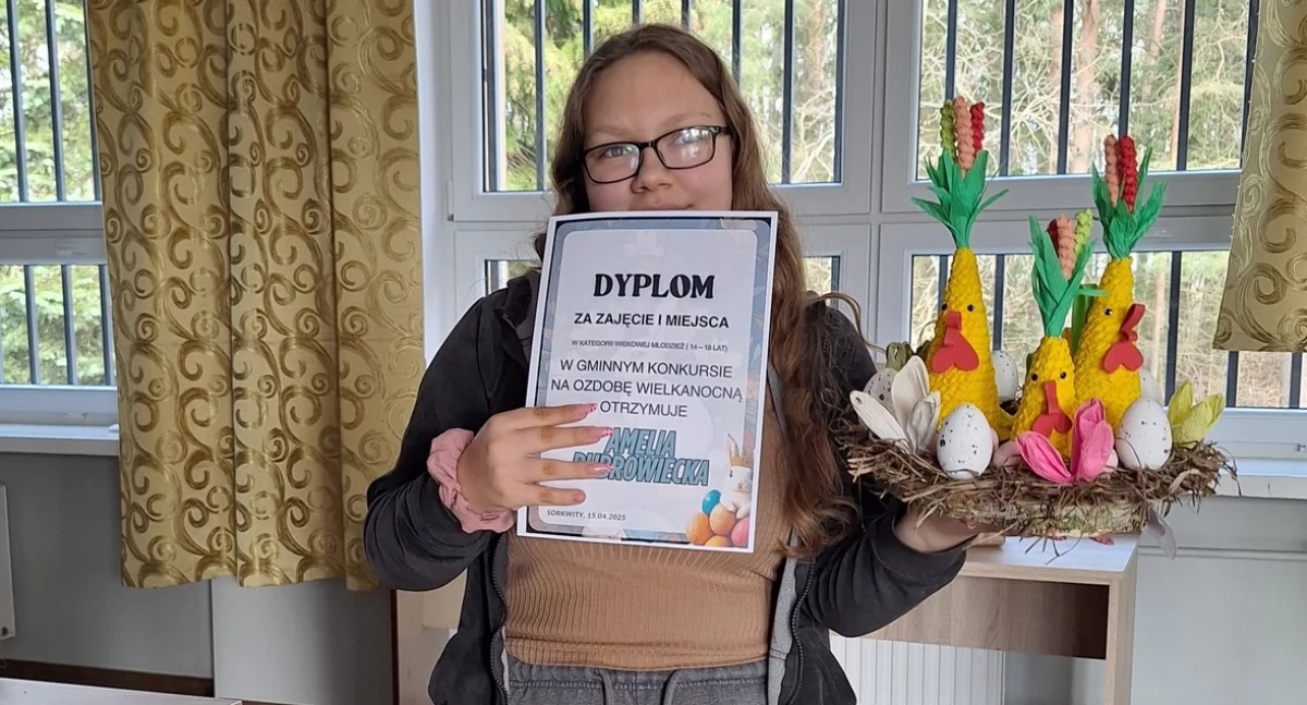 Wielkanocna kreatywność nagrodzona! Znamy laureatów konkursu organizowanego przez GOK w Sorkwitach