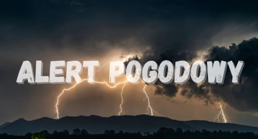 Ostrzeżenie pogodowe dla powiatu mrągowskiego – burze, silny wiatr i możliwy grad