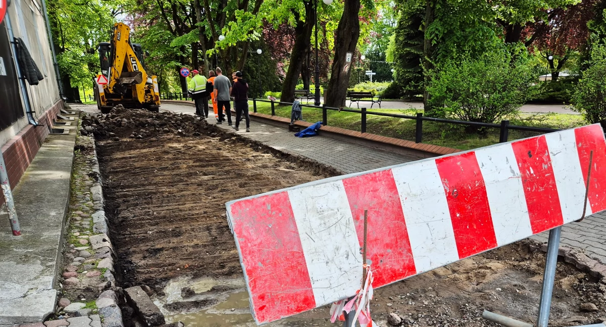 Mrągowo: remont Kościelnej rozpoczęty - nareszcie!