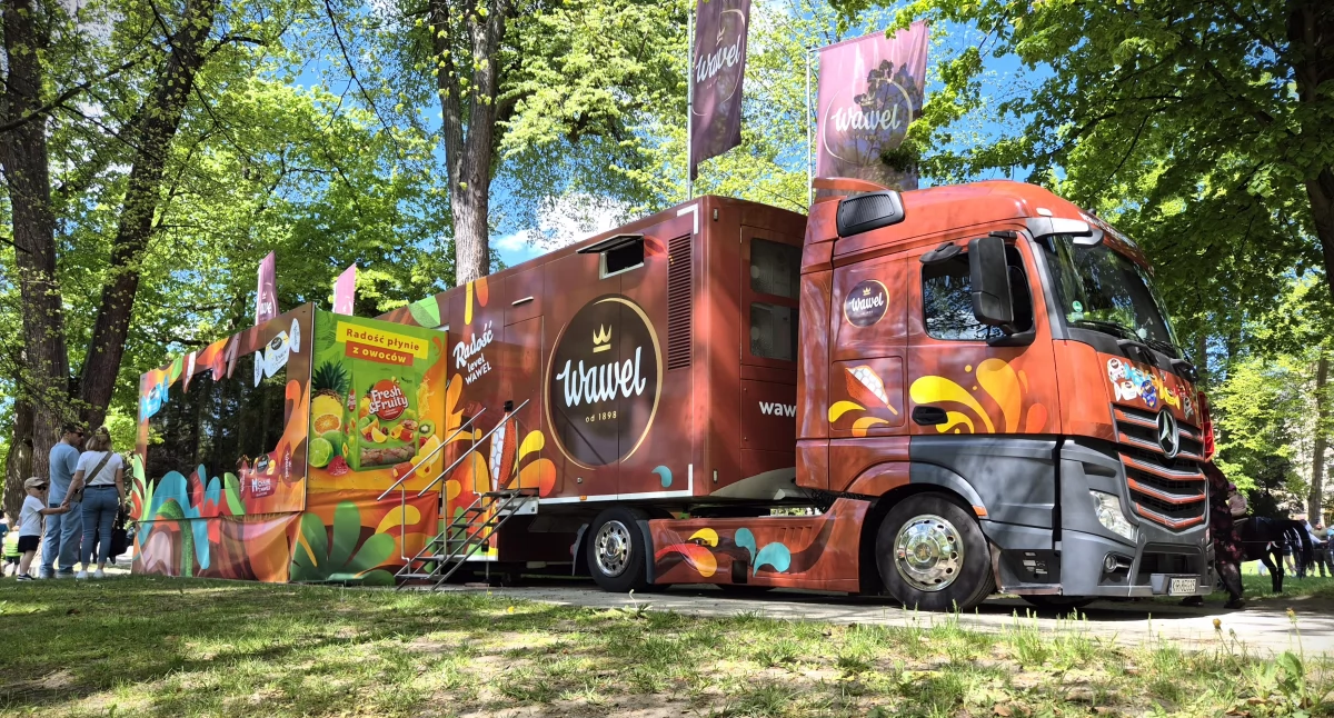 Interaktywna ciężarówka Wawel Truck odwiedzi Mrągowo