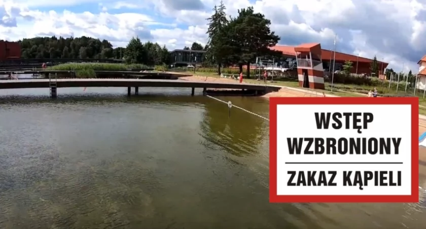 Tymczasowy zakaz kąpieli na Jeziorze Mikołajskim - powodem są sinice