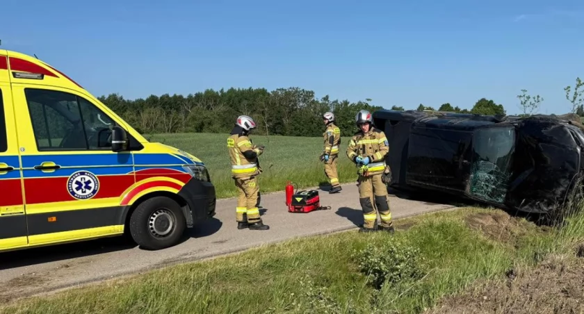 Pracowity dzień służb w powiecie mrągowskim. Kilka zdarzeń drogowych w ciągu kilku godzin