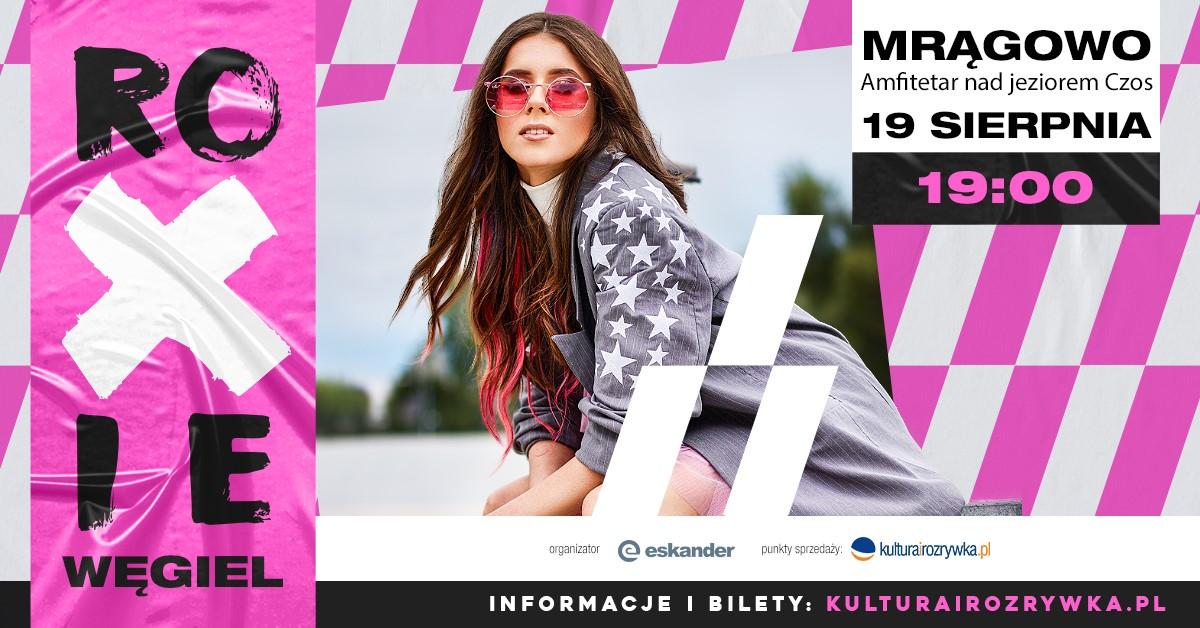Dzień po Zalewskim w amfiteatrze nad jez. Czos zaprezentuje się Roxie - idolka nastolatek!