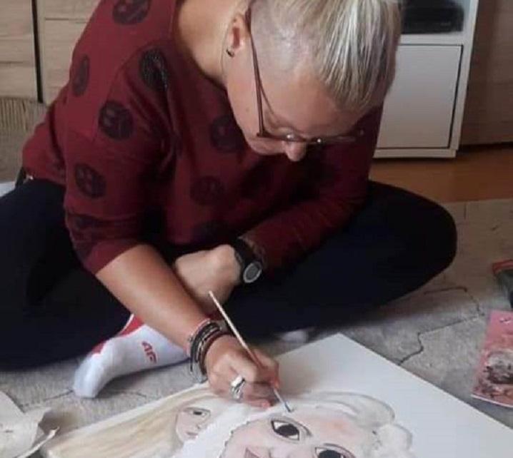 Magda Lewkowicz: Chętnie namalowałabym coś na temat lokalnej polityki, ale...