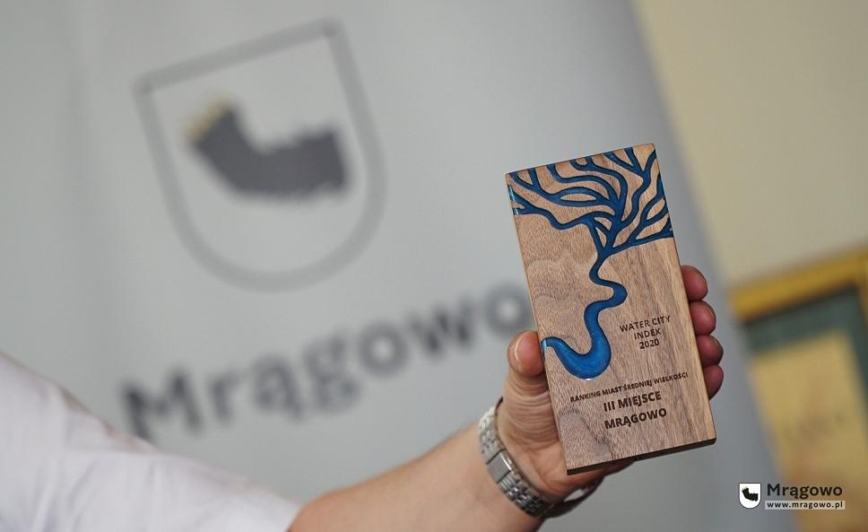 Water City Index nagradza. Mrągowo wysoko wśród miast średniej wielkości