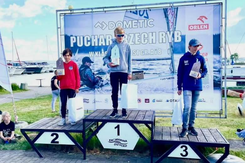 Sukces ucznia mrągowskiej szkoły sportowej w regatach w Giżycku